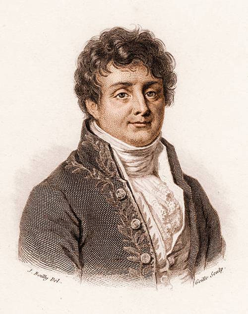 Louis-Léopold Boilly, Portrait de Joseph Fourier, XIXe siècle, gravure, collection privée